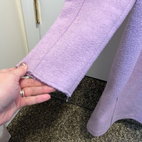 J. Crew size 2 Lavender Boiled Wool Blend Topcoat - Picture 10 of 10